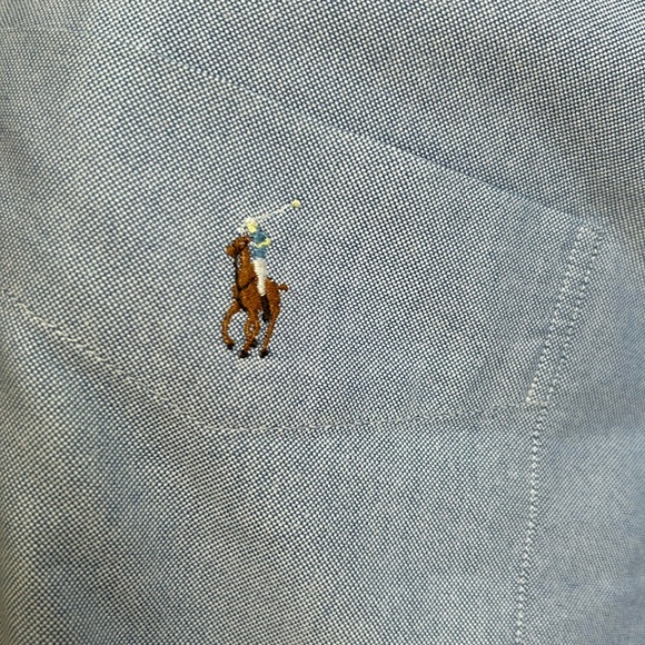 Vintage Polo Ralph Lauren Customized Notre Dame Golf Tilden Button Down Shirt XL - Picture 9 of 14